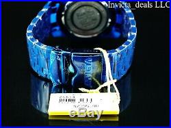Invicta Men's 52mm Pro Diver Scuba Chronograph Sandblasted Blue Finish SS Watch