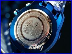 Invicta Men's 52mm Pro Diver Scuba Chronograph Sandblasted Blue Finish SS Watch
