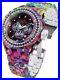 Invicta Men's 52mm SAS Graffiti Chronograph 4.14ctw Black Spinel Gems 500m Watch