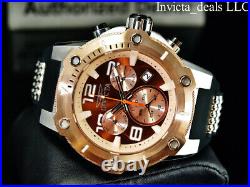 Invicta Men's 52mm SPEEDWAY VIPER TURBO SWISS Chrono BROWN DIAL Rose Tone Watch