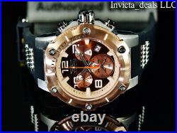 Invicta Men's 52mm SPEEDWAY VIPER TURBO SWISS Chrono BROWN DIAL Rose Tone Watch