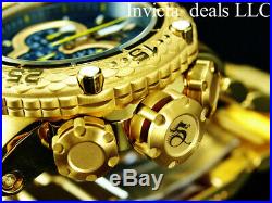 Invicta Men's 52mm Subaqua Noma VI Chronograph Black Dial 18K Gold Plated Watch