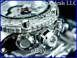Invicta Men's 52mm Subaqua Noma VI Chronograph Silver Dial Silver Tone SS Watch