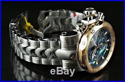 Invicta Men's 52mm Venom Chronograph Abalone Dial Silver SS Bracelet Watch NEW