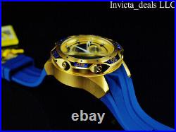 Invicta Men's 52mm Venom Gen III Chrono BLUE DIAL Sapphire Blue/Gold Tone Watch