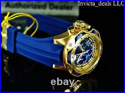 Invicta Men's 52mm Venom Gen III Chrono BLUE DIAL Sapphire Blue/Gold Tone Watch