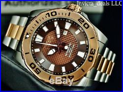 Invicta Men's 53mm GRAND DIVER Automatic LIMITED ED BROWN DIAL Rose 2Tone Watch