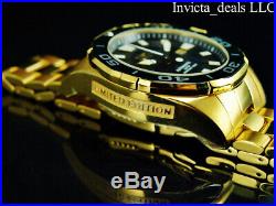 Invicta Men's 53mm GRAND DIVER Automatic LIMITED ED Black Dial Gold Tone Watch