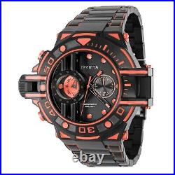 Invicta Men's 54mm Coalition Forces LUME Tactical Chrono Black Red-Orange Watch