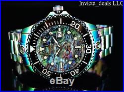Invicta Men's 54mm Grand Diver Automatic Abalone Dial 300m Iridescent SS Watch