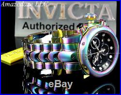 Invicta Men's 54mm Reserve Venom Iridescent Swiss Chronograph Black MOP SS Watch