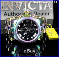 Invicta Men's 54mm Reserve Venom Iridescent Swiss Chronograph Black MOP SS Watch