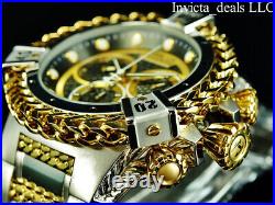 Invicta Men's 56mm Reserve BOLT HERCULES Swiss Chrono Silver & Gold Tone Watch