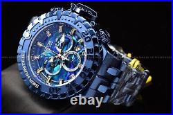 Invicta Men's 57mm Sea Hunter Classic Blue Bracelet MOP Dial Chrono Quartz Watch