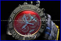 Invicta Men's 70mm Full Sea Hunter Sun in Night Black Swiss Orange Dial Watch