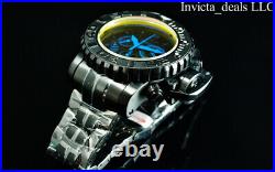 Invicta Men's 70mm SEA HUNTER Swiss Chronograph TINTED CRYSTAL Black Tone Watch