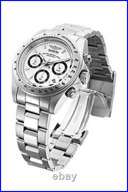Invicta Men's 9211 Speedway Collection Stainless Steel Watch 39.5mm, Silver
