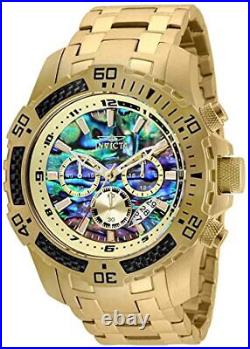 Invicta Men's Analog Quartz Gold Color Stainless Steel Strap Wrist 25094 Watch