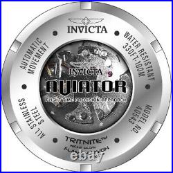 Invicta Men's Aviator 40543 Automatic Multifunction Black Dial Watch 51mm