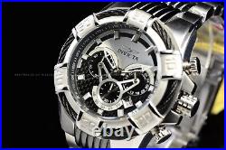 Invicta Men's Bolt Chronograph Quartz Black Dial 52mm Stainless Steel Watch