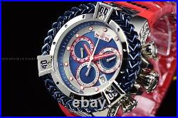 Invicta Men's Bolt Hercules Blue Dial Chronograph Swiss Quartz Silicone Watch