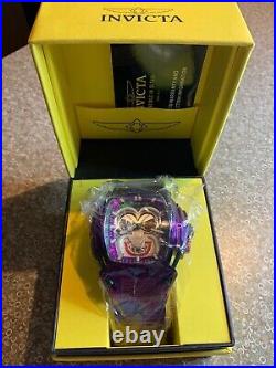 Invicta Men's DC Comics 53mm Stainless Steel Quartz Watch, Purple