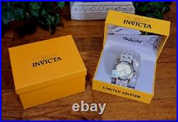 Invicta Men's Garfield Limited Edition Watch Quartz #25156 Case 48 mm Gold White