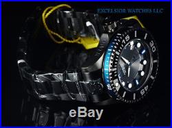 Invicta Men's Grand Diver Combat Gen II Automatic 3D Dial Black/Blue IP SS Watch