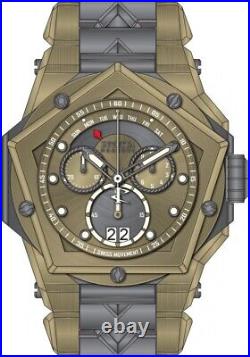 Invicta Men's Helios Reserve Khaki Gunmetal Dial Chronograph Swiss Watch 39256
