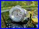 Invicta Men's Hydromax 52mm Silver Dial GMT Stainless Steel Bracelet Swiss Watch