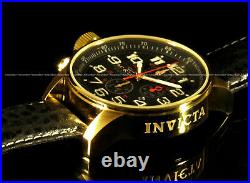 Invicta Men's I Force Lefty VD57 Chronograph Leather Strap Superluminova Watch