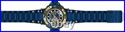 Invicta Men's Jason Taylor Gold Blue Dial Automatic 54mm Stainless Steel Watch
