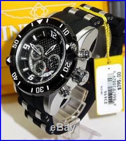 Invicta Men's Pro Diver 200m Stainless Steel Chronograph Black Dial Watch 23696