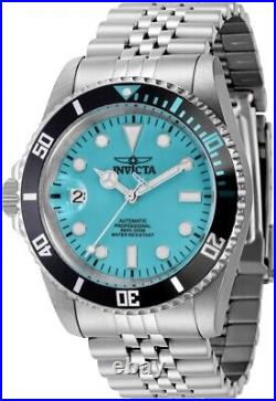 Invicta Men's Pro Diver 44046 Automatic Turquoise Dial JUBILEE Bracelet Watch