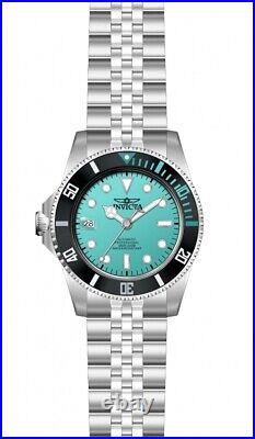 Invicta Men's Pro Diver 44046 Automatic Turquoise Dial JUBILEE Bracelet Watch