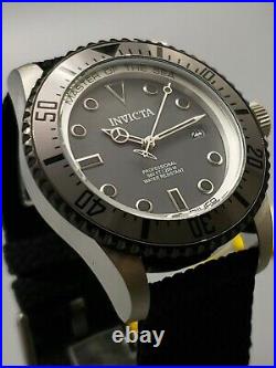 Invicta Men's Pro Diver Automatic Gun Metal Grey, Black Nato Strap 44mm Watch