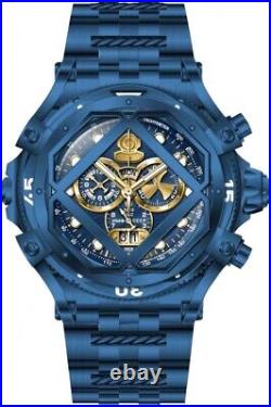 Invicta Men's Pro Diver Blue Dial Chronograph Open Case Swiss Quartz Watch 37176