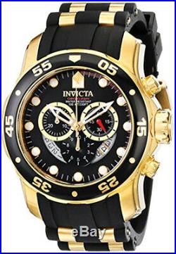 Invicta Men's Pro Diver Chronograph Quartz Two Tone Polyurethane 100m Watch 6981