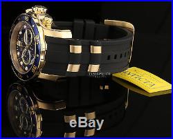 Invicta Men's Pro Diver Collection Chronograph Blue Dial Black Polyurethan Watch