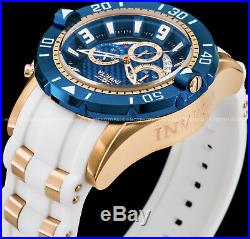 Invicta Men's Pro Diver Gen III Chronograph Blue Dial Rose Gold Plated PU Watch