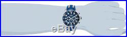 Invicta Men's Pro Diver Quartz Chrono 100m S. Steel Blue Silicone Watch 26085