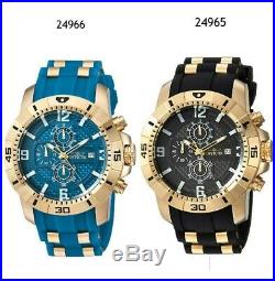 Invicta Men's Pro Diver Quartz Watch with Stainless-Steel & Silicone Blue/Black