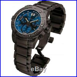 Invicta Men's Reserve Black Steel Bracelet & Case Swiss Quartz Watch 10594