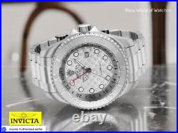 Invicta Men's Reserve Hydromax 52mm Silver Dial Stainless Steel Band Swiss Watch