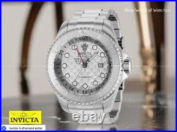 Invicta Men's Reserve Hydromax 52mm Silver Dial Stainless Steel Band Swiss Watch