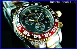 Invicta Men's Reserve PRO DIVER SWISS ETA Chrono Gunmetal Dial 2Tone GP SS Watch