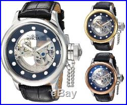 Invicta Men's Russian Diver Ghost 52mm Automatic Leather Watch Choice of Color