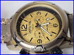 Invicta Men's Russian Diver Shattered Chronograph Gold Dial Watch 54mm 18762