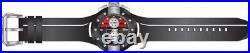 Invicta Men's S1 Rally Red Black Dial Chronograph Quartz Silicone Watch 44357