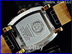 Invicta Men's S1 Rally Tonneau Swiss ETA Chronograph Black Dial Gold Tone Watch